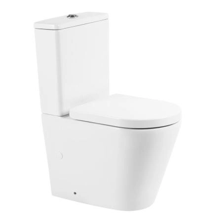Унитаз безободковый Belbagno FLAY-R BB2149CPR напольный (бачок/сиденье отдельно)