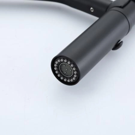 Смеситель GAPPO G4098-16 для кухни с гибким изливом, черный