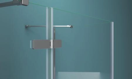Душевой уголок BelBagno KRAFT 100x100 прозрачное стекло 6 мм профиль хром KRAFT-A-12-100-C-Cr-L