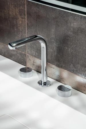 Смеситель на столешницу Boheme STICK LINEA на 3 отв. CHROME 152-CR.3