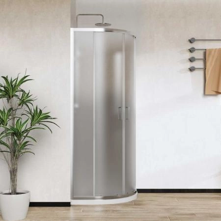 Душевой уголок Vincea City VSQ-5CT800MT, 800*800, хром, стекло текстурное