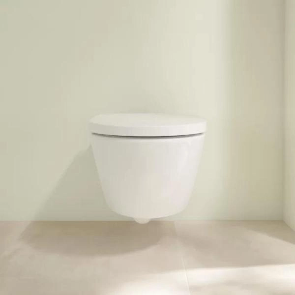 Унитаз Villeroy Boch Subway 3.0 4670TS01 370х560, с крышкой-сиденьем 9M78S101, цвет Альпийский белый
