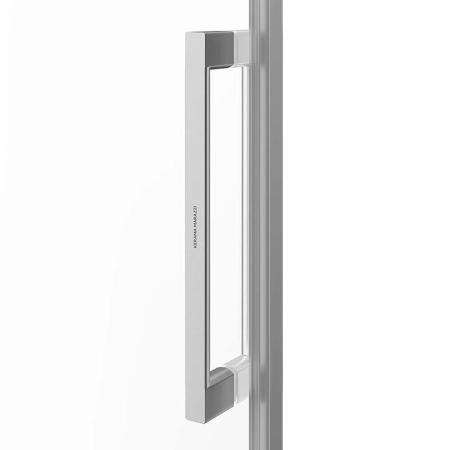 Душевая дверь Kerama Marazzi CRISTALLO КРИСТАЛЛО CT.120.SD.BN раздвижные с функцией плавного открывания и закрывания, 120х210, брашированный никель