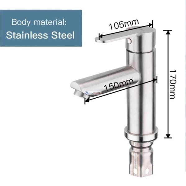 Смеситель для раковины Frap F10801 сатин