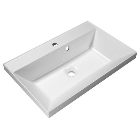 Тумба под раковину Belbagno MARINO Nero Lucido подвесная 700x450x500 MARINO-700-2C-SO-NL-P