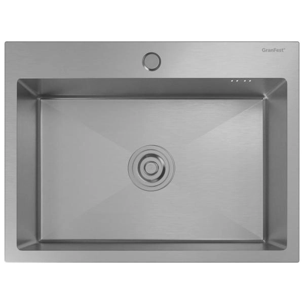 Кухонная мойка GranFest 6045, нержавеющая сталь