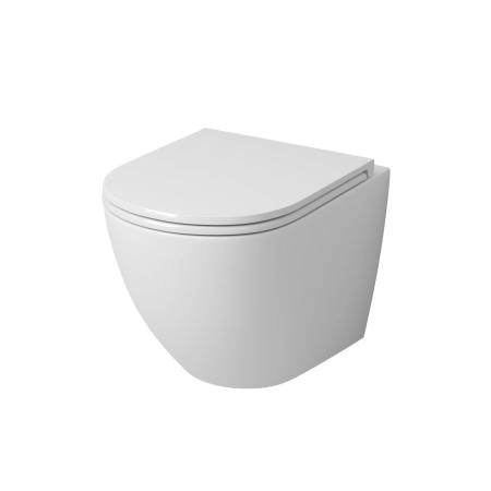 Унитаз Grossman GR-4455S (490*360*350) подвесной безободковый с тонкой крышкой