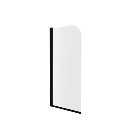 Шторка на ванну KNOTLOR BS070CG0BL распашная 140х70, черный