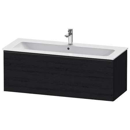 Duravit D-Neo Тумбочка подвесная 121х44x46.2см., раковина, 1 ящик, цвет: Black Oak