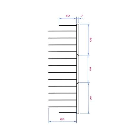 Decor Walther WA WND1 Корзина универсальная 26x12x9.5см для душа, подвесная, цвет: золото