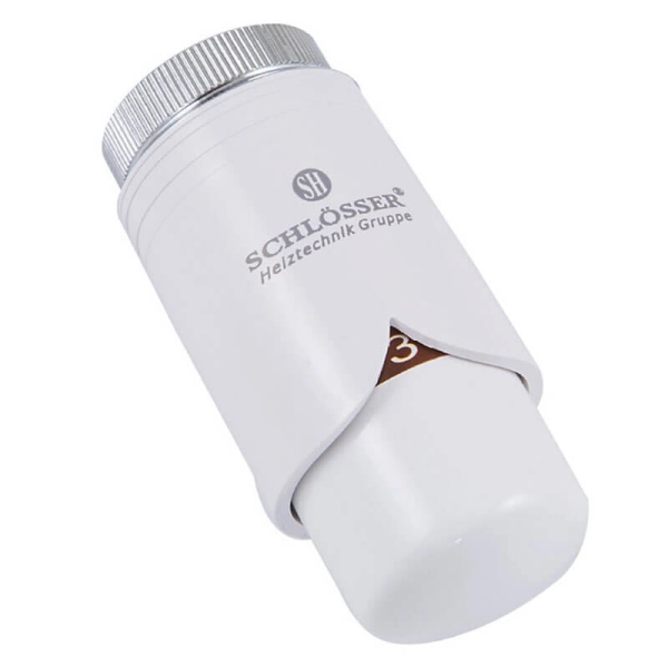 Schlosser термостатическая головка BRILLANT Белый-Белый M30x1,5 SH