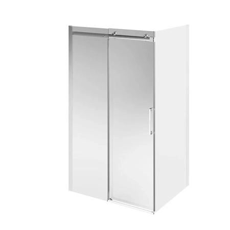 Душевая дверь Kerama Marazzi CRISTALLO КРИСТАЛЛО CT.120.SD.BN раздвижные с функцией плавного открывания и закрывания, 120х210, брашированный никель