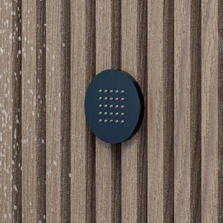 Боковая форсунка Bossini Tondo Flat I00175.073, черная матовая