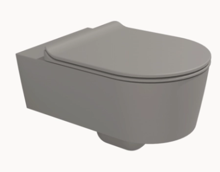 Flaminia Link унитаз 560х360хh200 мм подвесной, с системой GoClean, керамика, цвет Cenere