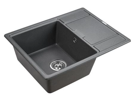 Мойка для кухни Paulmark WEIMAR, PM216550-DG, графит, 650х500 мм