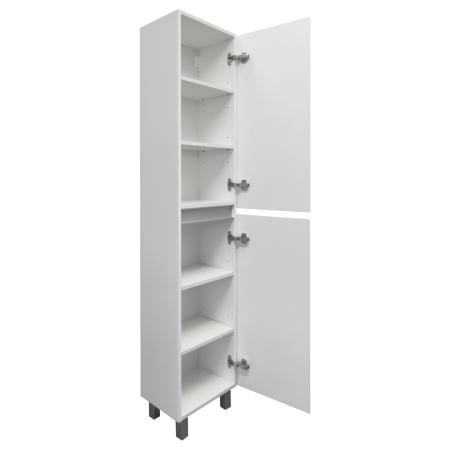 Шкаф-колонна Comforty Валдай-40Н 00-00020473 напольная белая матовая