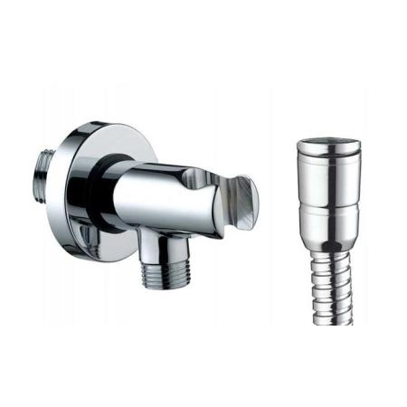 Bossini Alexa-Brass Гигиенический душ с держателем и шлангом 125см., цвет: хром
