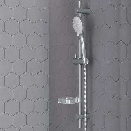 Душевой комплект RedBlu by Damixa Palace One 914100000 хром, серый