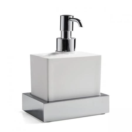 3SC SK 3.0 Дозатор подвесной, композит Solid Surface, цвет: белый/хром