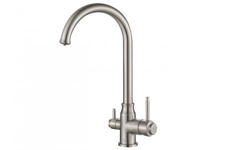 Смеситель для кухни ZORG Steel Hammer (SH 763 SATIN) сатин