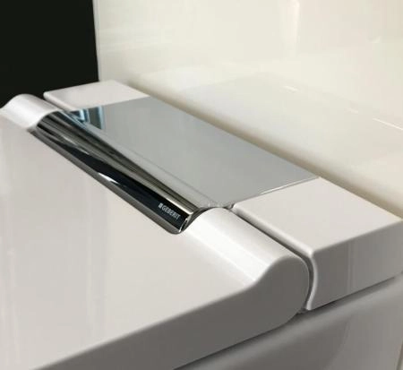 Унитаз-биде Geberit AquaClean Sela 146.224.21.1 (глянцевый хром) подвесной