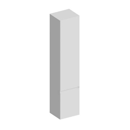 Пенал Kerama Marazzi CUBO КУБО CUB.165Lh\WHT.M подвесной левый 165, белый матовый