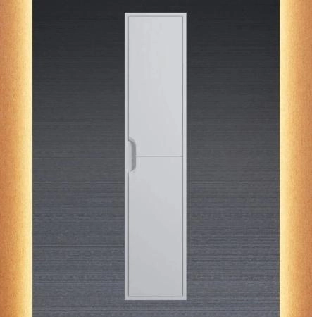 Шкаф-пенал для ванной Uperwood Modul, подвесной, с дверцами, глянцевый, белый