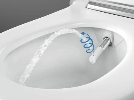 Унитаз-биде Geberit AquaClean Sela 146.224.21.1 (глянцевый хром) подвесной