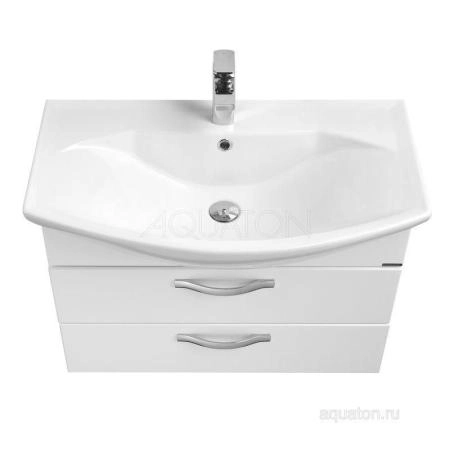 Тумба под раковину Акватон Ария 80 М цвет белый