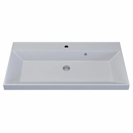 Раковина кварцевая Uperwood Classic Quartz 90 см, белая матовая, жасмин