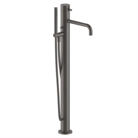 Fantini AF/21 Смеситель для ванны, напольный, излив: 250 мм, цвет: Matt Gun Metal PVD