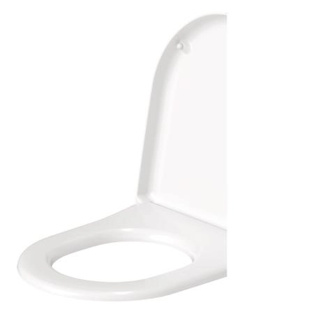 Duravit Starck 3 Сиденье с крышкой, цвет: белый/нержавеющая сталь