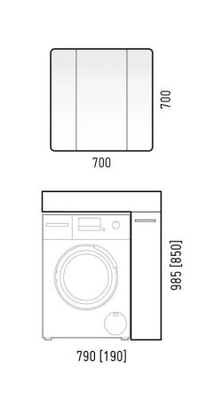 Комод Corozo Лео 80/20, Корини 80
