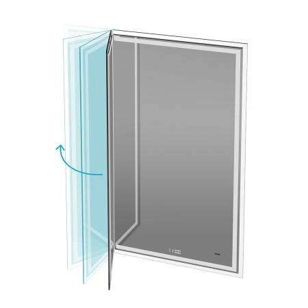 Зеркало Kerama Marazzi TECNOLOGICA M ТЕКНОЛОДЖИКА М TE.M.mi.65 Зеркало Tecno M/Текно M 65 с поворотной дверцей, подсветкой и функцией антизапотевание, белое