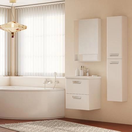 Roca The Gap Original Тумба подвесная 60x41x60см, с 2 ящиками, цвет: белый