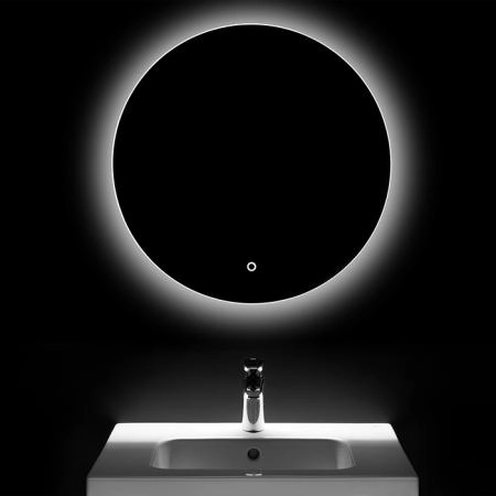 Roca Luna Зеркало круглое 60см, с LED-подсветкой по периметру, с сенсорным выключателем с диммером