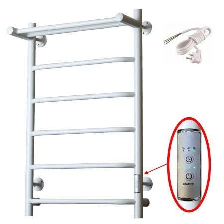 Полотенцесушитель Тругор Пэк сп 6 П 80х50 белый ВГП электрический