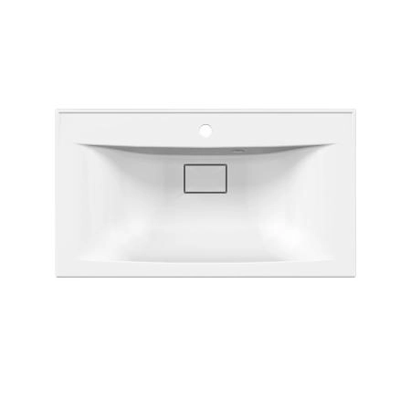 Раковина Vincea VCB-3M800W из искуственного камня, цвет белый