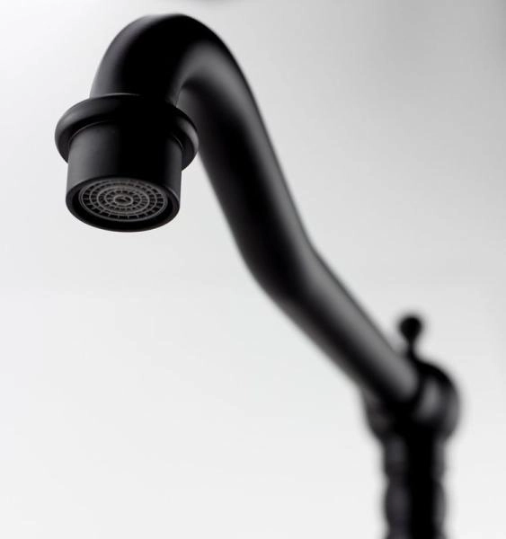 Смеситель для кухонной мойки ESKO Florence FR 03 B черный белый