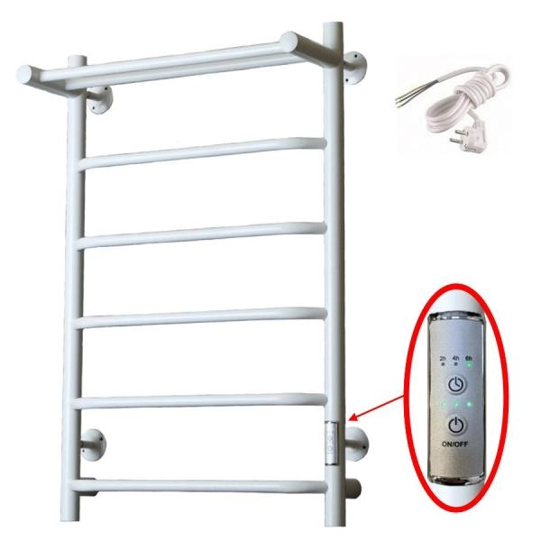 Полотенцесушитель Тругор Пэк сп 6 П 80х50 белый ВГП электрический