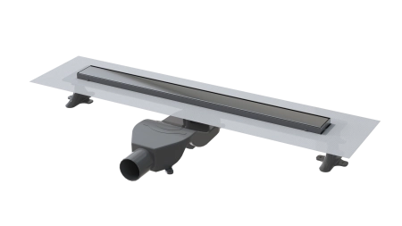 Душевой лоток Boheme Premium Linear 60см, нерж.сталь GUN METAL 982-60-GM
