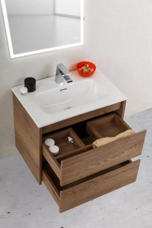 Тумба под раковину Belbagno KRAFT Rovere Tabacco подвесная KRAFT 39-500/390-2C-SO-RT