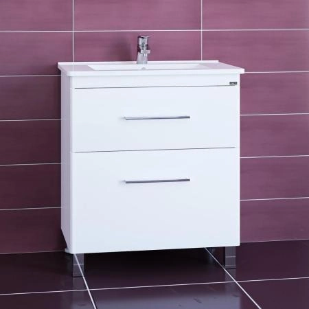 Тумба под раковину СаНта СаНта Вегас 75, 226030, 2 ящика, напольная (ум. Оскар 75)