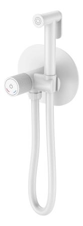 Смеситель гигиенический Boheme TECH Matt White 157-MW