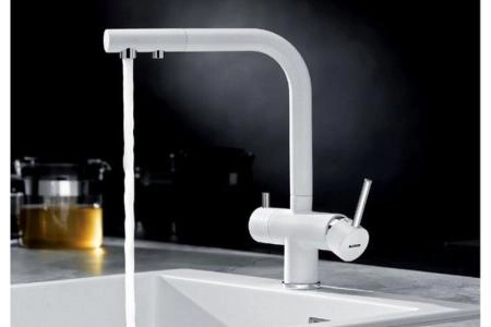 Смеситель Blanco FONTAS II 525147 жемчужный гранит для мойки