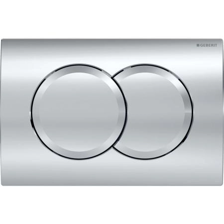 Инсталляция Geberit Delta 458.149.21.1 Duofix для подвесного унитаза, смывная клавиша Delta, хром глянец