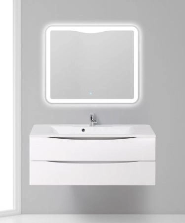 Тумба под раковину Belbagno MARINO Rovere Bianco подвесная 1200x450x500 MARINO-1200-2C-SO-WO-P