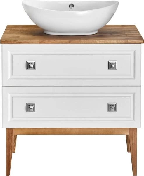 Тумба под раковину ASB-Woodline Каталина 80 "White"