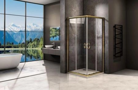 Душевой уголок GOOD DOOR JAZZE CR-90-C-G 90x90 прозрачное
