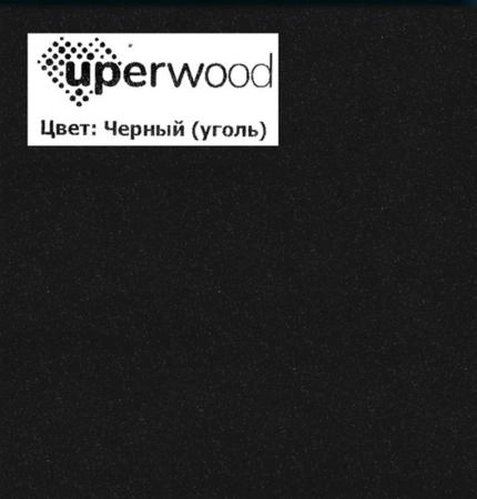 Раковина кварцевая Uperwood Lotus Quartz, 100 см, черная матовая, уголь